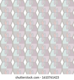 Seamless geometric ornamental vector pattern. Abstract background