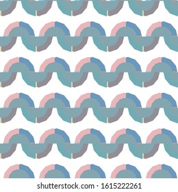 Seamless geometric ornamental vector pattern. Abstract background