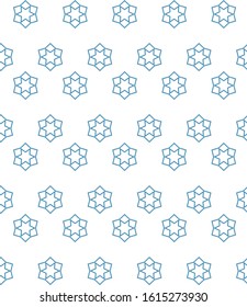 Seamless geometric ornamental vector pattern. Abstract background