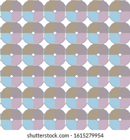 Seamless geometric ornamental vector pattern. Abstract background