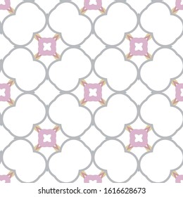 Seamless geometric ornamental vector pattern. Abstract background
