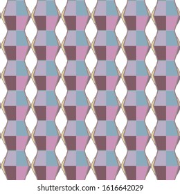Seamless geometric ornamental vector pattern. Abstract background