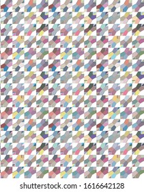 Seamless geometric ornamental vector pattern. Abstract background