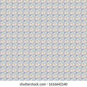 Seamless geometric ornamental vector pattern. Abstract background