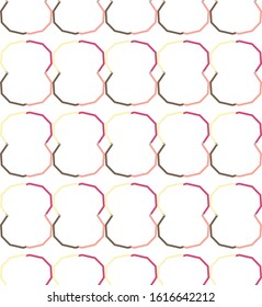 Seamless geometric ornamental vector pattern. Abstract background