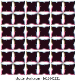 Seamless geometric ornamental vector pattern. Abstract background