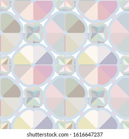 Seamless geometric ornamental vector pattern. Abstract background