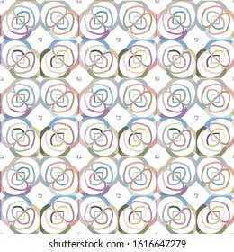 Seamless geometric ornamental vector pattern. Abstract background