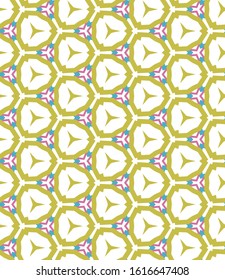 Seamless geometric ornamental vector pattern. Abstract background