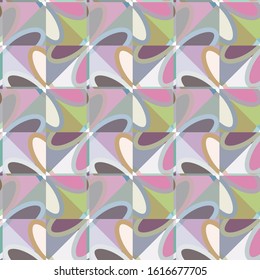 Seamless geometric ornamental vector pattern. Abstract background