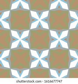 Seamless geometric ornamental vector pattern. Abstract background