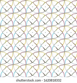 Seamless geometric ornamental vector pattern. Abstract background