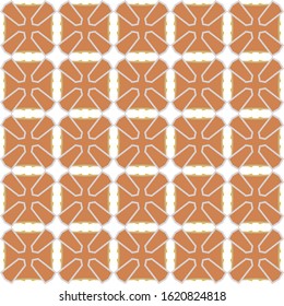 Seamless geometric ornamental vector pattern. Abstract background