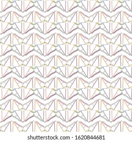 Seamless geometric ornamental vector pattern. Abstract background