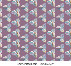 Seamless geometric ornamental vector pattern. Abstract background
