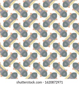 Seamless geometric ornamental vector pattern. Abstract background