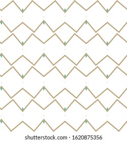 Seamless geometric ornamental vector pattern. Abstract background