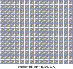 Seamless geometric ornamental vector pattern. Abstract background