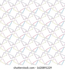 Seamless geometric ornamental vector pattern. Abstract background