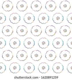 Seamless geometric ornamental vector pattern. Abstract background