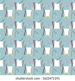 Seamless geometric ornamental vector pattern. Abstract background