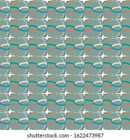 Seamless geometric ornamental vector pattern. Abstract background