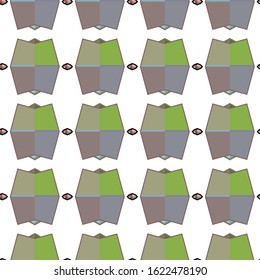 Seamless geometric ornamental vector pattern. Abstract background