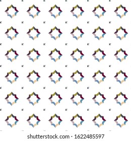 Seamless geometric ornamental vector pattern. Abstract background