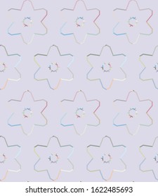 Seamless geometric ornamental vector pattern. Abstract background