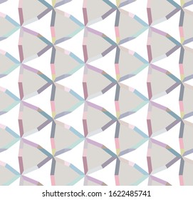 Seamless geometric ornamental vector pattern. Abstract background
