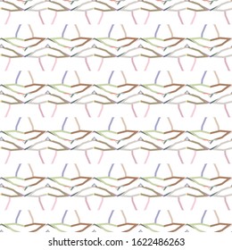 Seamless geometric ornamental vector pattern. Abstract background