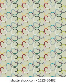 Seamless geometric ornamental vector pattern. Abstract background