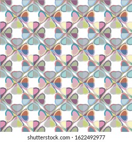 Seamless geometric ornamental vector pattern. Abstract background