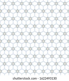 Seamless geometric ornamental vector pattern. Abstract background