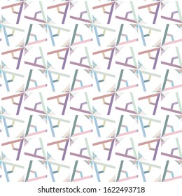 Seamless geometric ornamental vector pattern. Abstract background