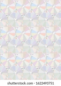 Seamless geometric ornamental vector pattern. Abstract background