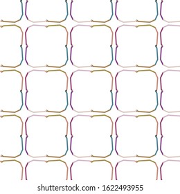 Seamless geometric ornamental vector pattern. Abstract background