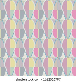 Seamless geometric ornamental vector pattern. Abstract background