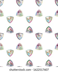 Seamless geometric ornamental vector pattern. Abstract background