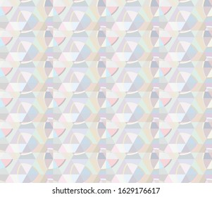 Seamless geometric ornamental vector pattern. Abstract background