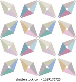 Seamless geometric ornamental vector pattern. Abstract background