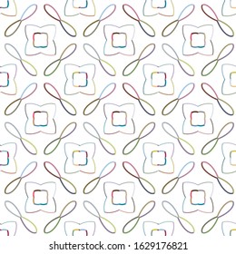 Seamless geometric ornamental vector pattern. Abstract background