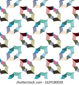 Seamless geometric ornamental vector pattern. Abstract background