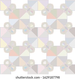 Seamless geometric ornamental vector pattern. Abstract background