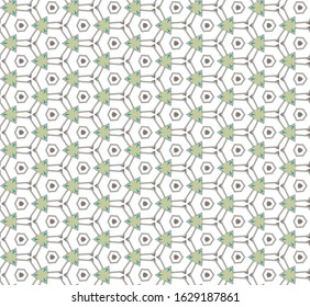 Seamless geometric ornamental vector pattern. Abstract background
