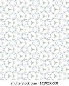 Seamless geometric ornamental vector pattern. Abstract background