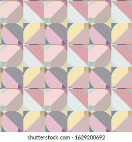 Seamless geometric ornamental vector pattern. Abstract background