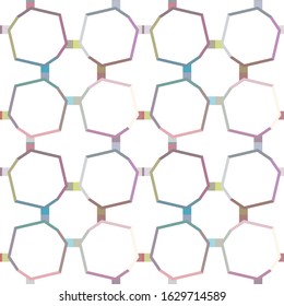 Seamless geometric ornamental vector pattern. Abstract background