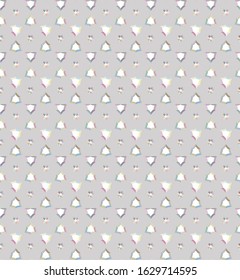 Seamless geometric ornamental vector pattern. Abstract background