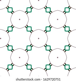Seamless geometric ornamental vector pattern. Abstract background